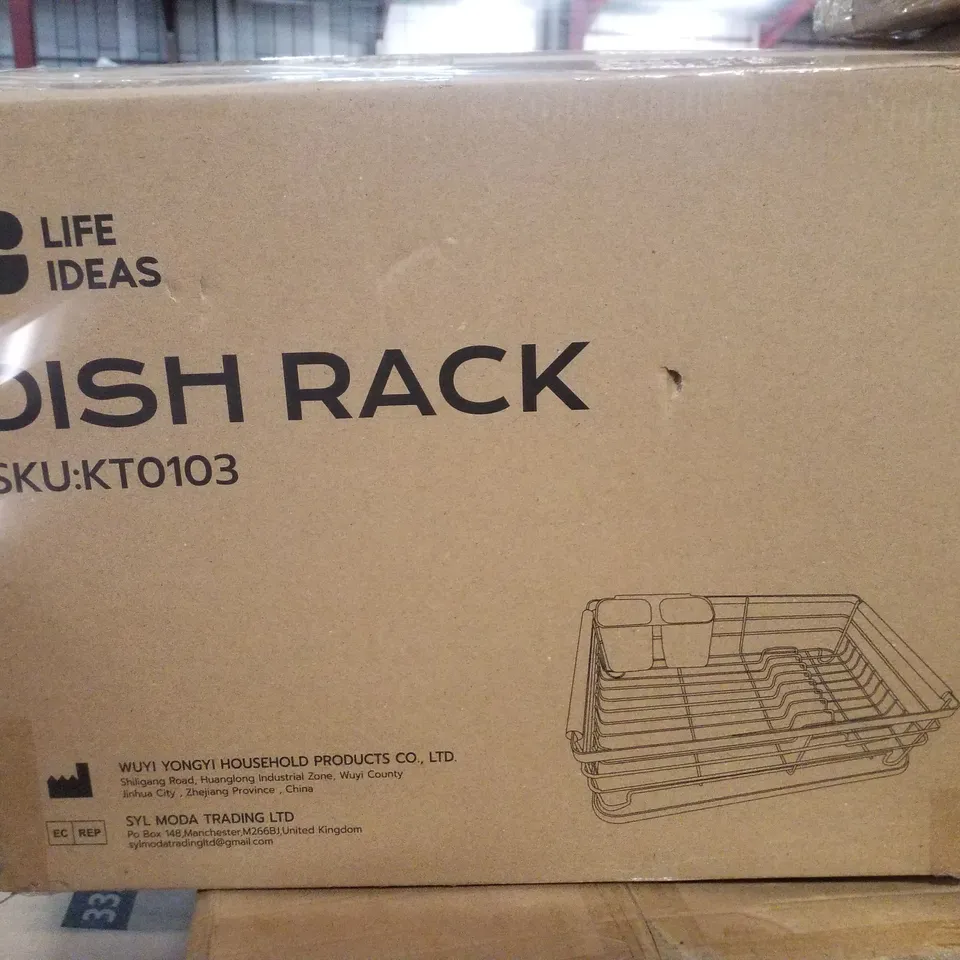 BOXED LIFE IDEAS DISH RACK