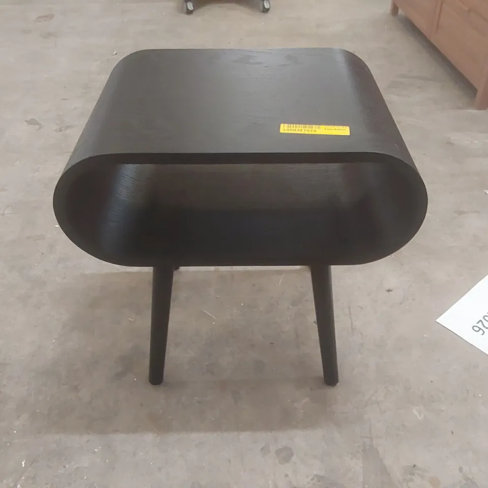 DESIGNER BLACK WOODEN SIDE TABLE