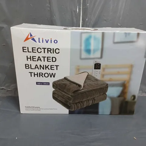 ALIVIO ELECTRIC HEATED BLANKET THROW 160X130CM 