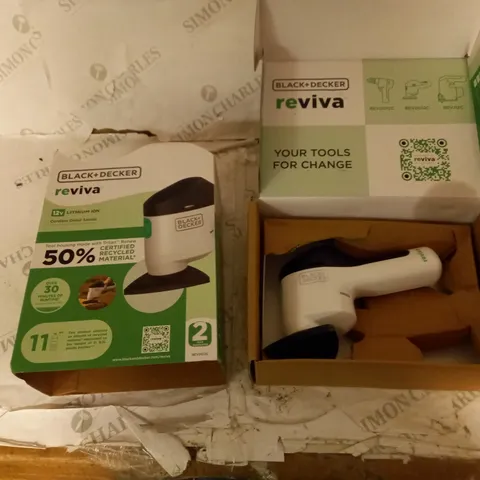 BLACK + DECKER REVIVA 12V LITHIUM ION CORDLESS DETAIL SANDER
