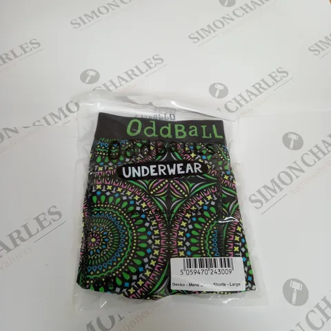 ODDBALL UNDERWEAR MENS BOXER SHORTS - L
