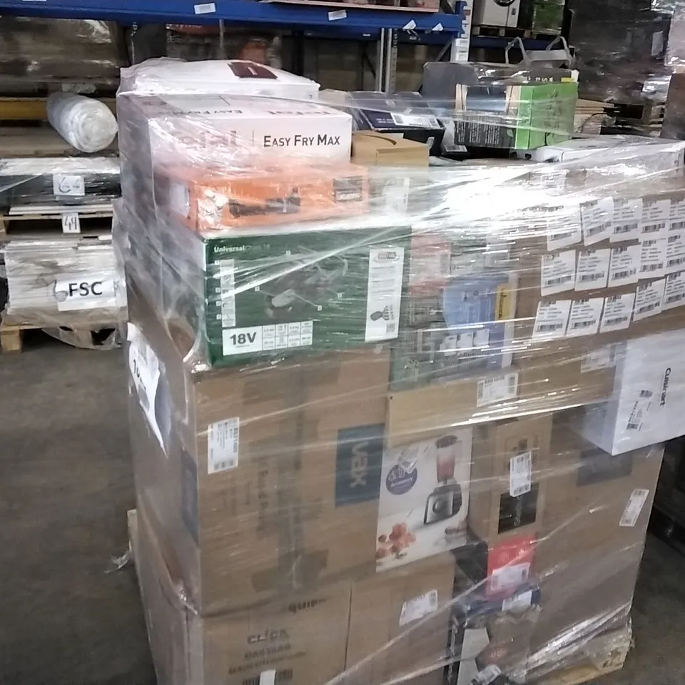 PALLET OF APPROXIMATELY 76 UNPROCESSED RAW RETURN HOUSEHOLD AND ELECTRICAL GOODS TO INCLUDE;