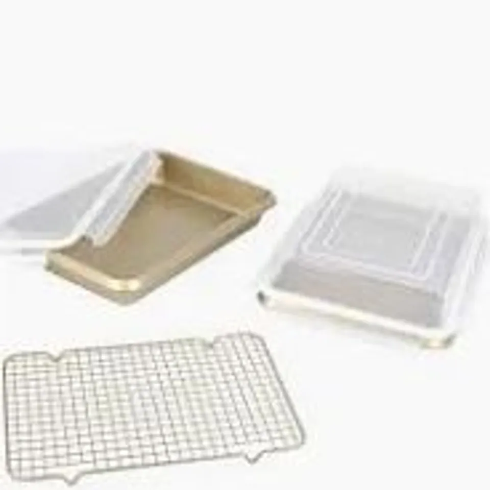 CURTIS STONE SET OF 2 DURA PAN ROAST AND BAKE STORE PAN