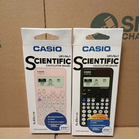 APPROXIMATELY 15 ASSORTED CASIO SCIENTIFIC CALCULATORS IN PINK & BLACK