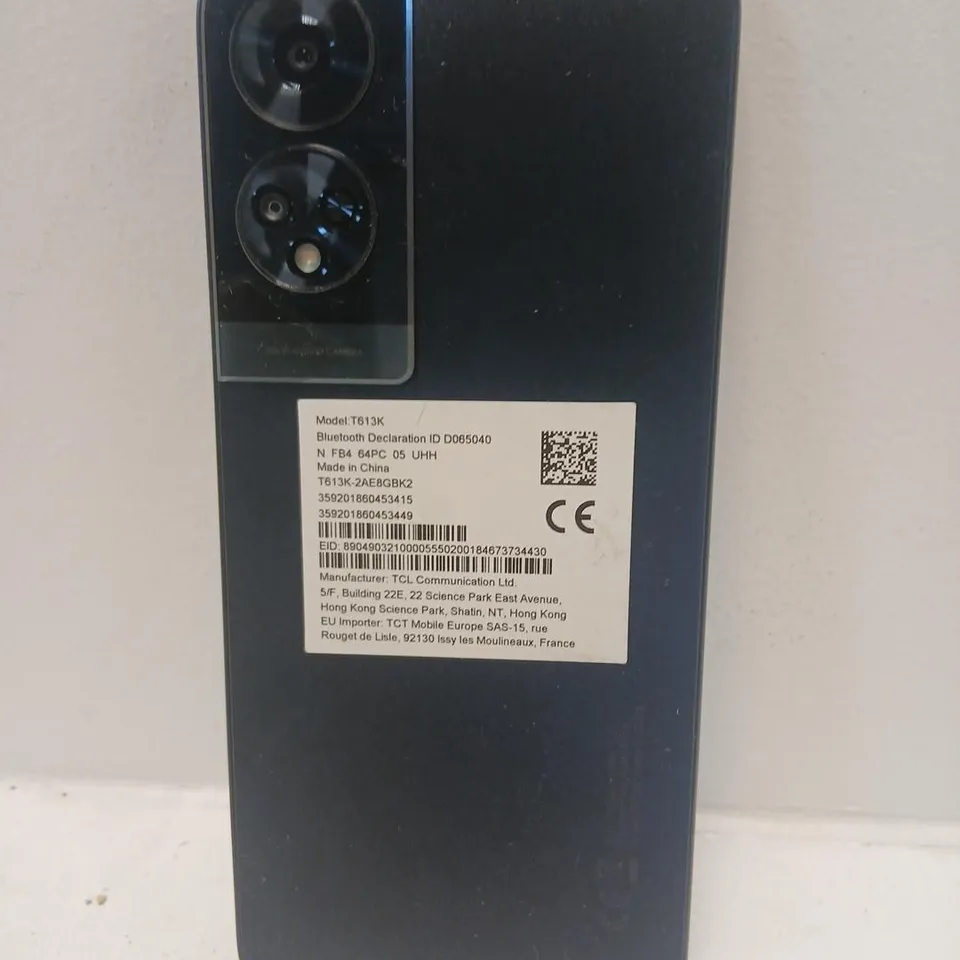 TCL TB13K SMARTPHONE – BLACK, 2-CAMERA BACK, FRONT CRACKED SCREEN