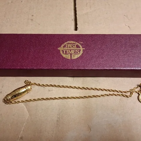 PAST TIMES THE LORD IS OUR SHIELD PENDANT NECKLACE  