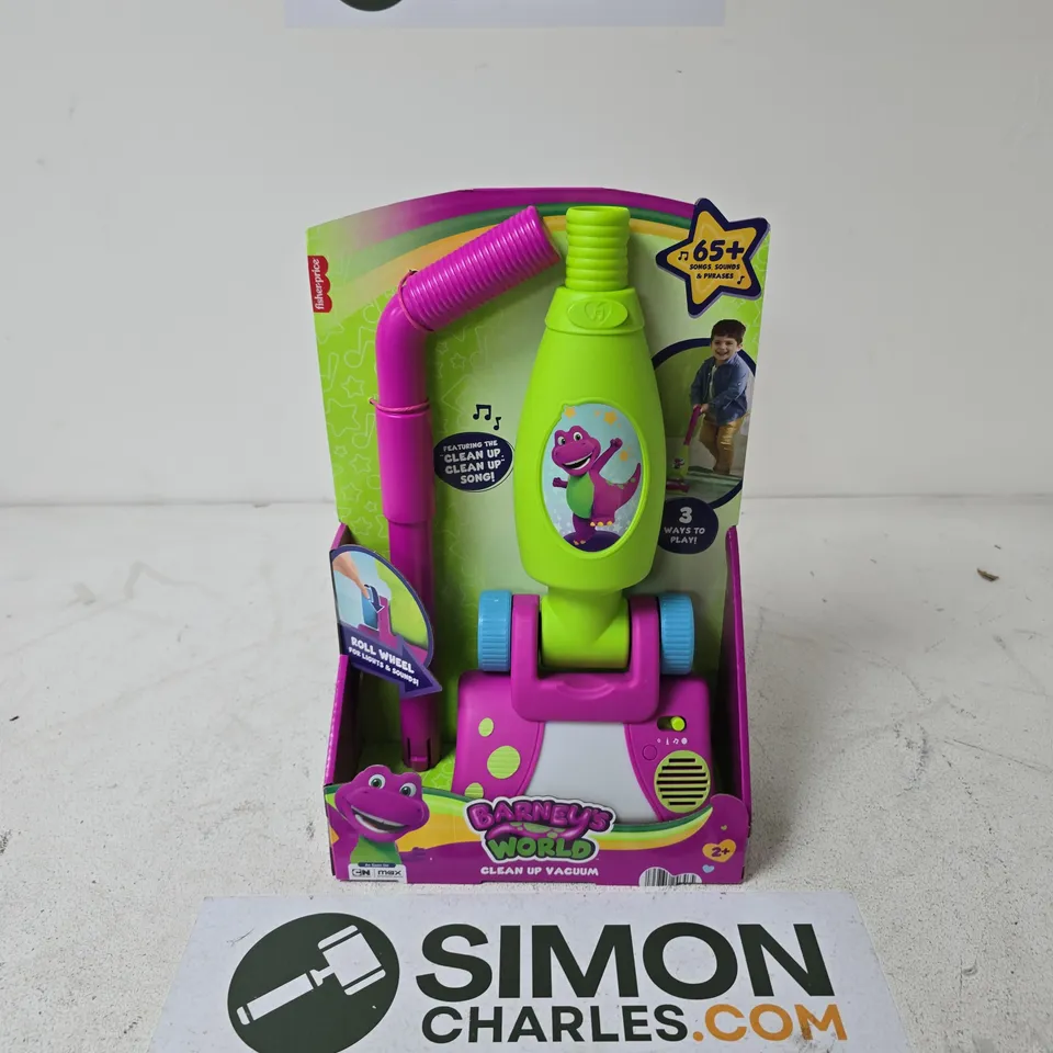 BOXED BARNEYS WORLD CLEAN UP VACUUM TOY