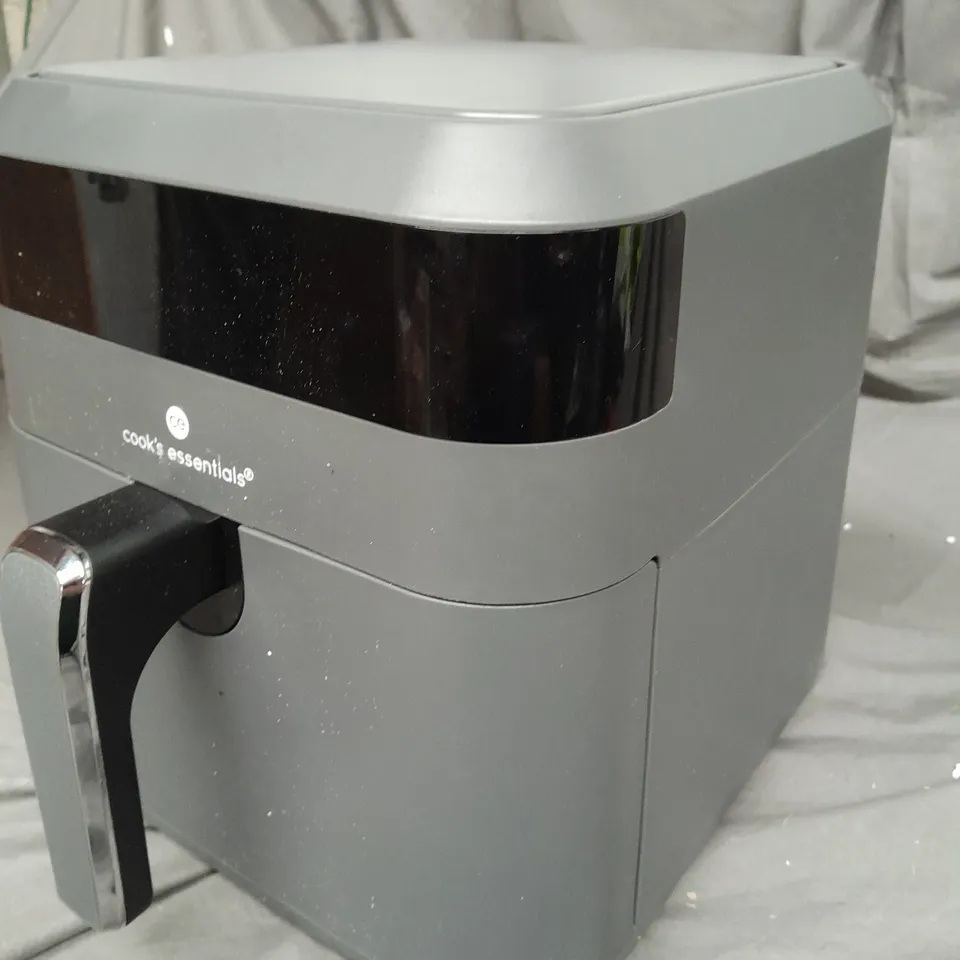 COOK'S ESSENTIALS 5.8L AIR FRYER IN SLATE GREY