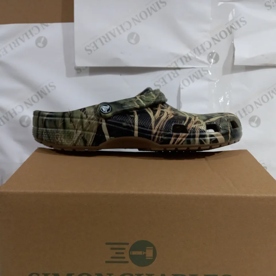 PAIR OF CROCS IN CAMO GREEN - EU SIZE 48