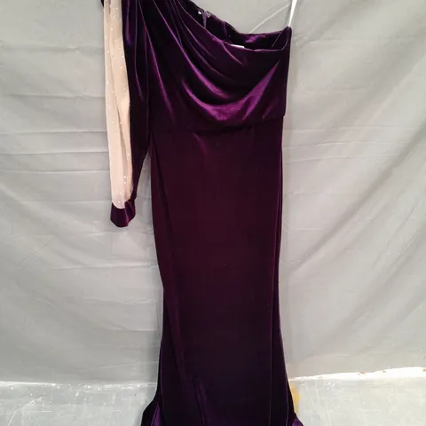 CHRISTINA WU GALA SATIN OCCASIONAL DRESS IN AMETHYST - 6