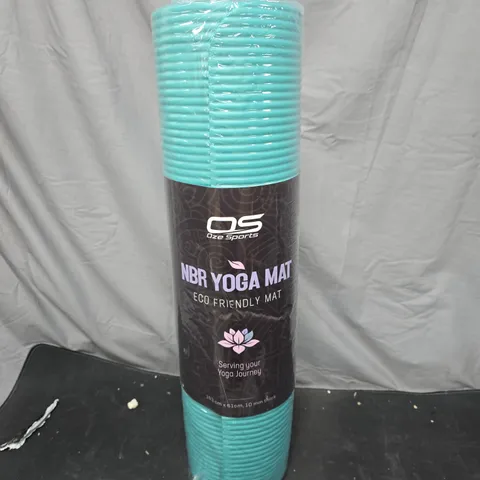 OZE SPORTS NBR YOGA MAT – ECO FRIENDLY, TURQUOISE, 10MM (183 CM X 61 CM)
