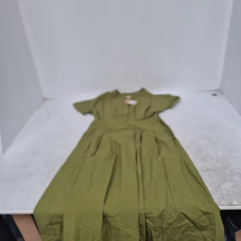 BODEN OLIVE GREEN DRESS β UK 8R (US 4R) MADE IN TURKEY