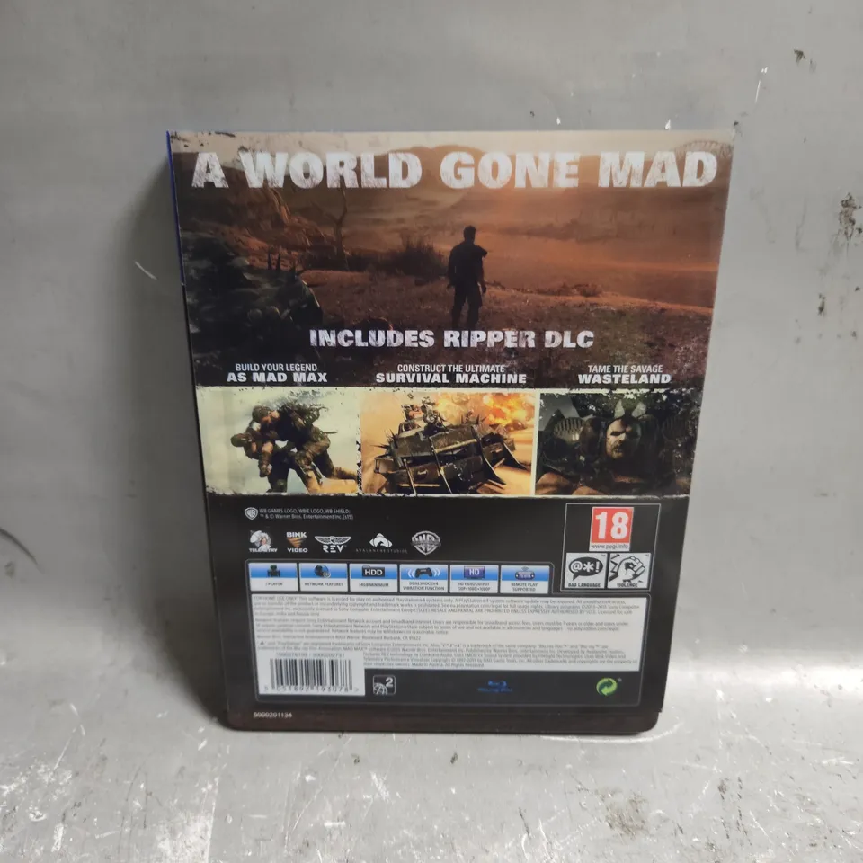 MAD MAX RIPPER EDITION FOR PS4 