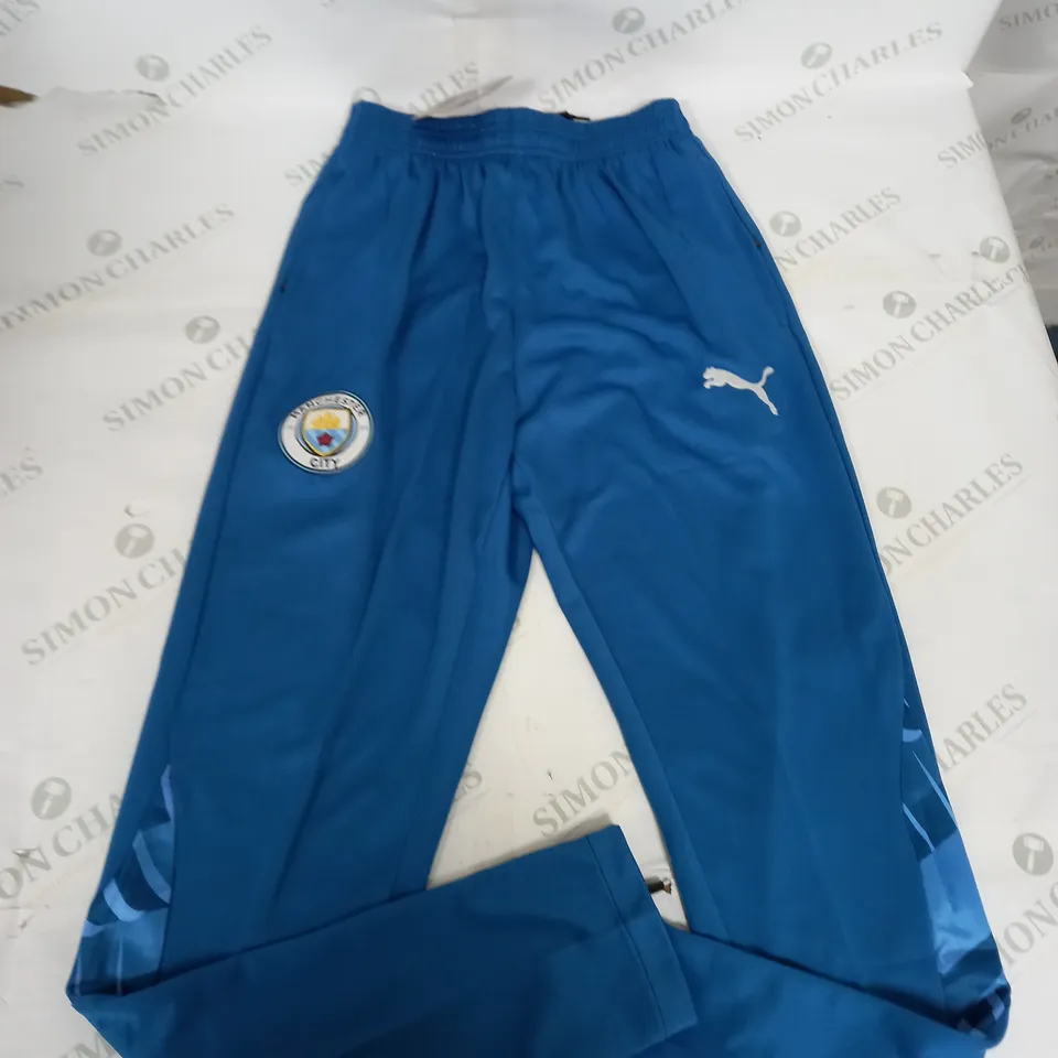 MANCHESTER CITY FC TRAINING PANTS SIZE S 