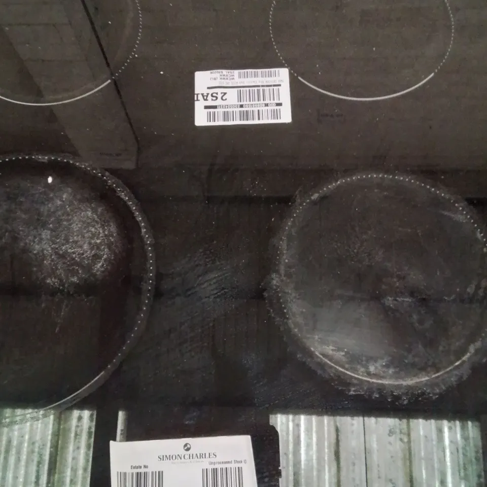 SWAN SX16730W 60CM ELECTRIC DOUBLE OVEN CERAMIC HOB COOKER - WHITE