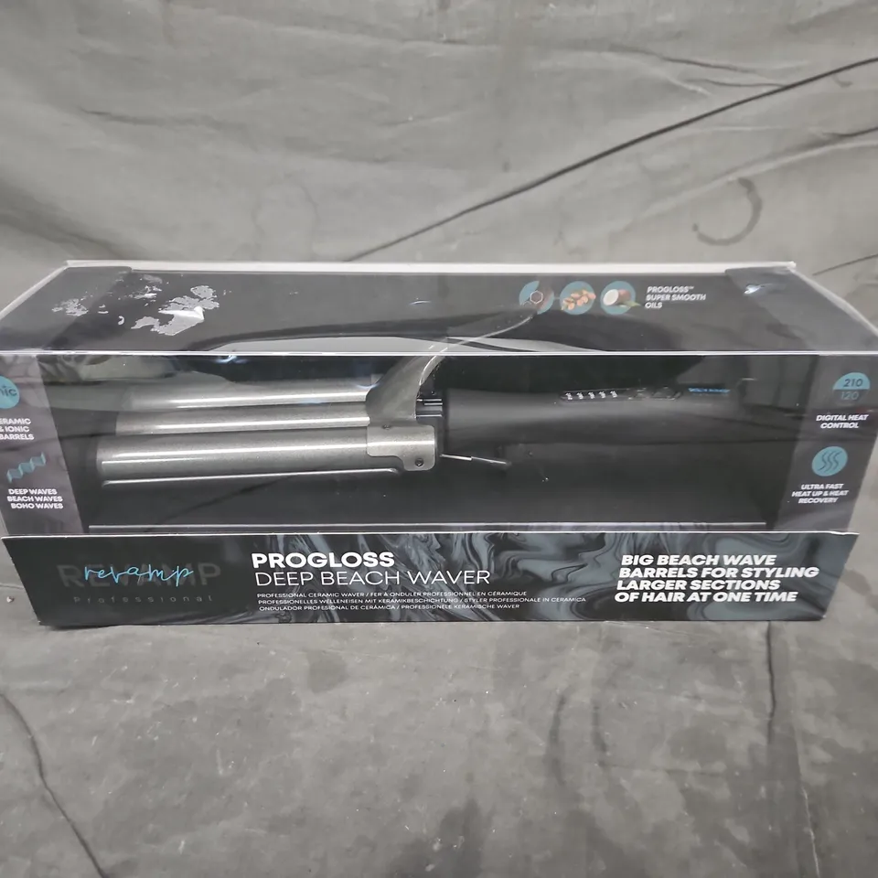 BOXED REVAMP PROGLOSS DEEP BEACH WAVER WV-2000