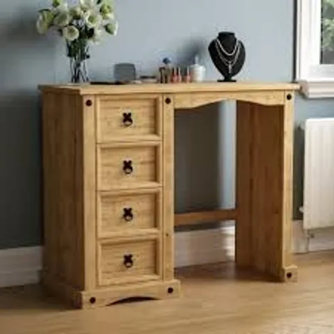 BOXED VIDA DESIGNS CORONA 4 DRAWER PINE DRESSING TABLE