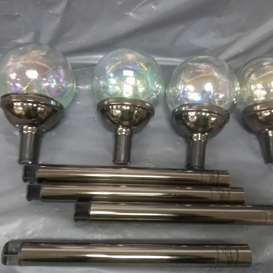 SMART SOLAR FIREFLY OPAL STAKE LIGHT, 4PK RRP £39.99