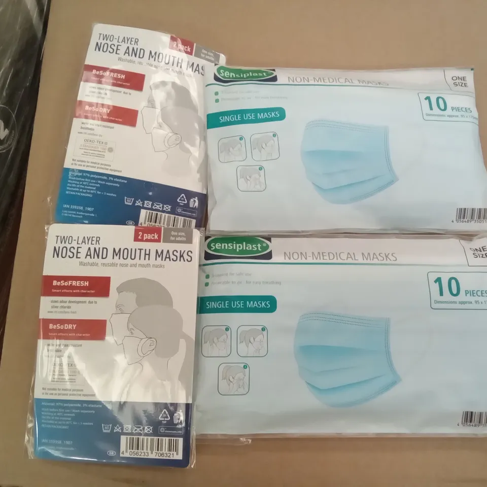 PALLET CONTAINING 2 BOXES OF FACE MASKS