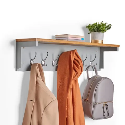 BOXED LIBERTY 7 HOOK WALL MOUNTED
