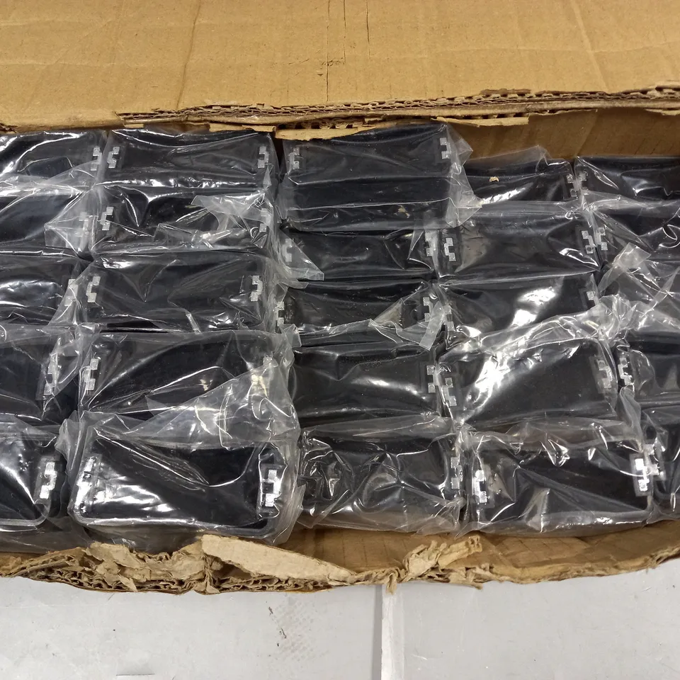 lot of 37 black plastic fittings