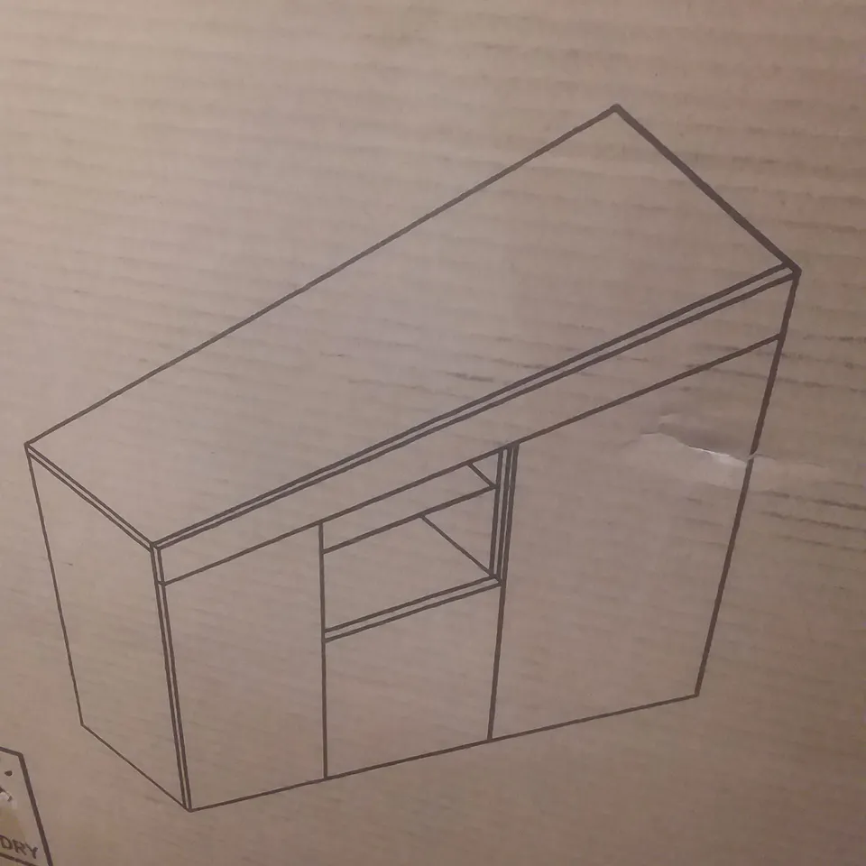 BOXED SIDE CABINET BLACK