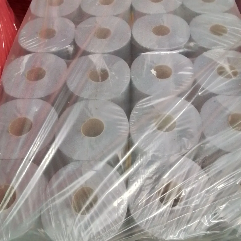 PALLET OF BLUE 2-PLY EMBOSSED CENTREFEED APPROXIMATELY 20 PACKS