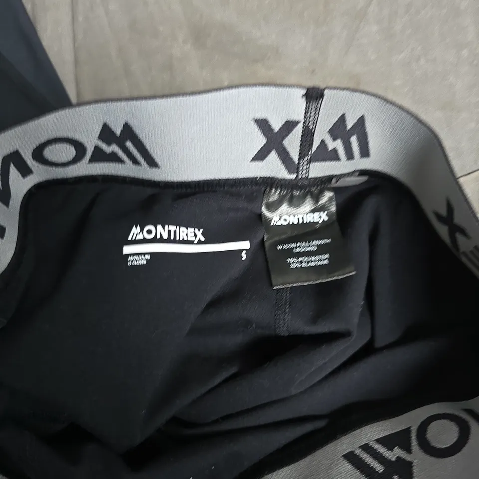 MONTIREX ICON FULLL LENGTH LEGGINGS IN BLACK - SMALL