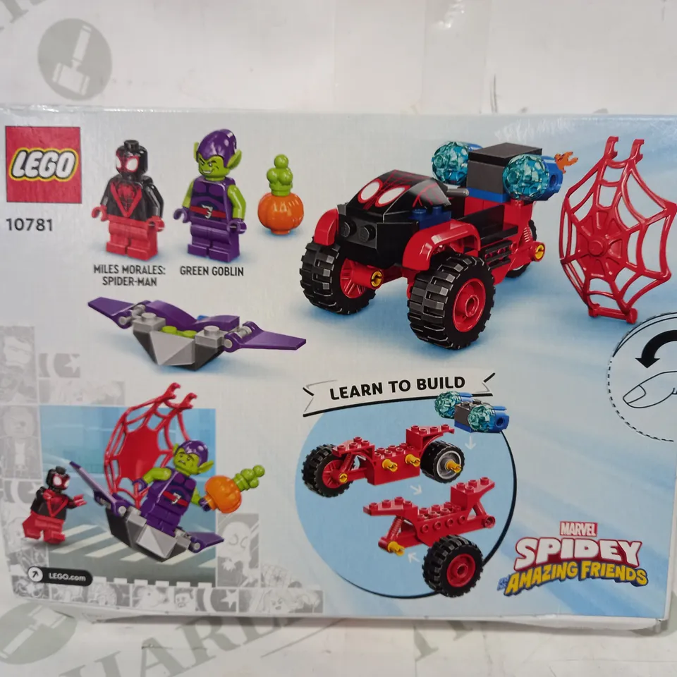 LEGO MARVEL SPIDEY AMAZING FRIENDS 10781 SPIDER-MAN'S TECHNO TRIKE