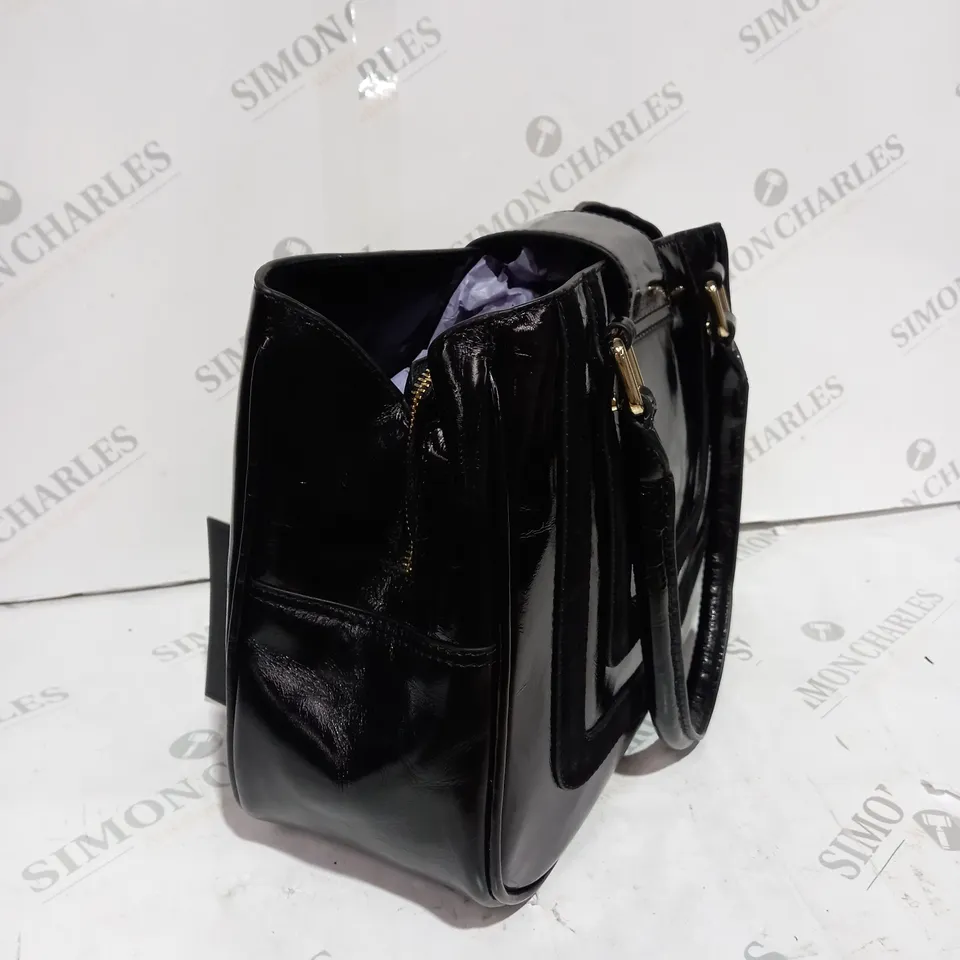 BAGGED JULIEN MACDONALD BLACK SHOULDER BAG