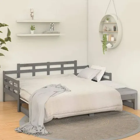 BOXED HYAMS SOLID WOOD SINGLE 3' DAYBED