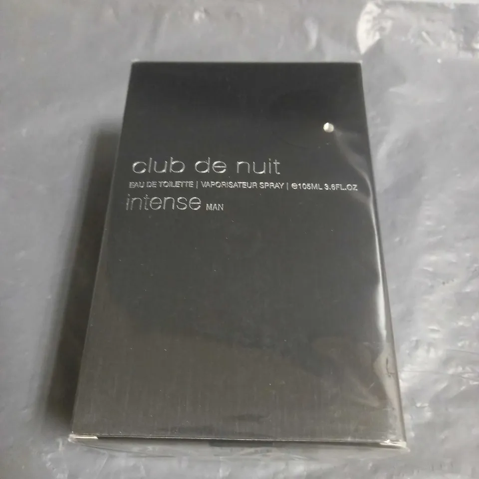 BOXED AND SEALED CLUB DE NUIT EAU DE TOILETTE INTENSE MAN 105ML