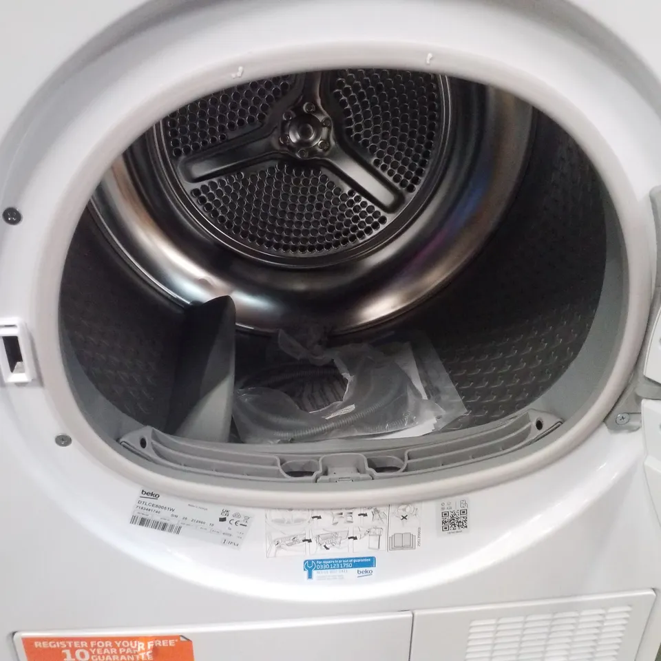 BEKO DTLCE80051W FREESTANDING CONDENSER TUMBLE DRYER WHITE