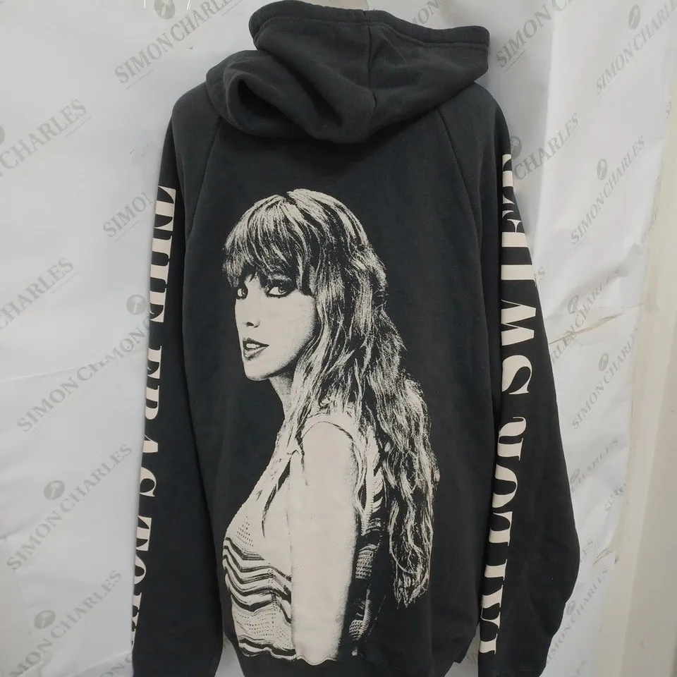 TAYLOR SWIFT THE ERAS TOUR HOODIE IN GREY SIZE S
