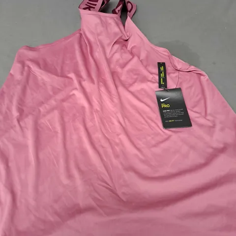NIKE PRO PINK TOP - LARGE
