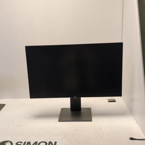 DELL COMPUTER MONITOR – BLACK, HDMI & DISPLAYPORT INPUTS, ON STAND