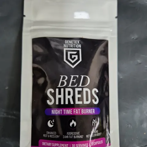 BOX OF APPROXIMATELY 85 PACKS OF CUTS-N-GAINS TABLETS - BED SHREDS (30 TABLETS PER PACK)