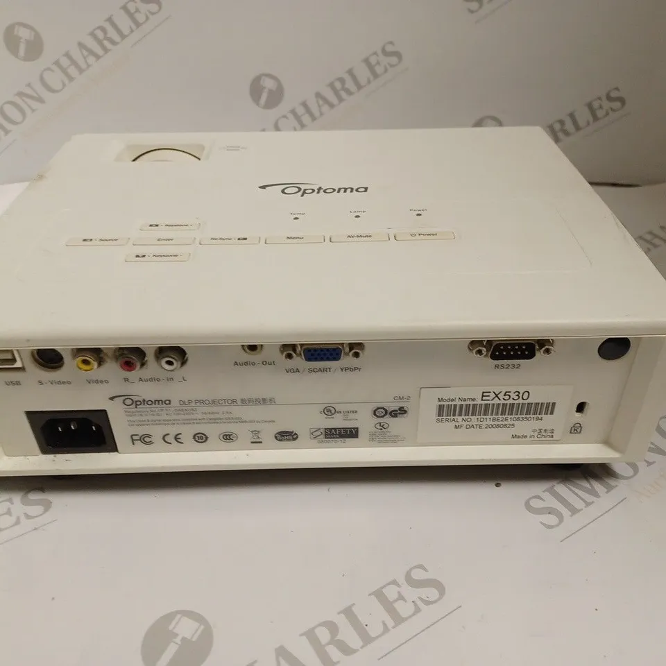 UNBOXED OPTOMA DLP PROJECTOR - EX530