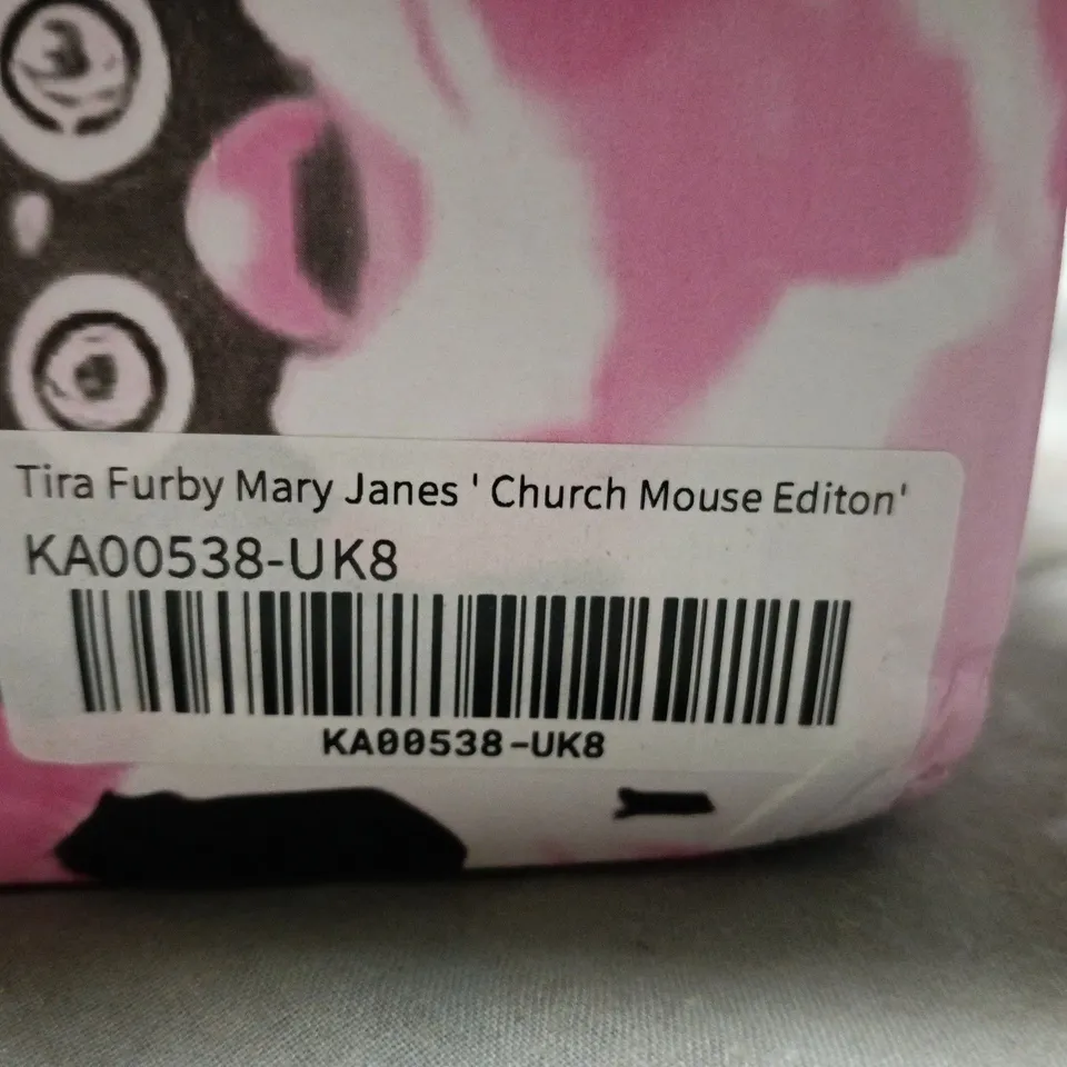 BOXED TIRA FURBY MARY JANES 'CHURCH MOUSE EDITION' – UK 8 KIDS SHOES (KA00538-UK8)