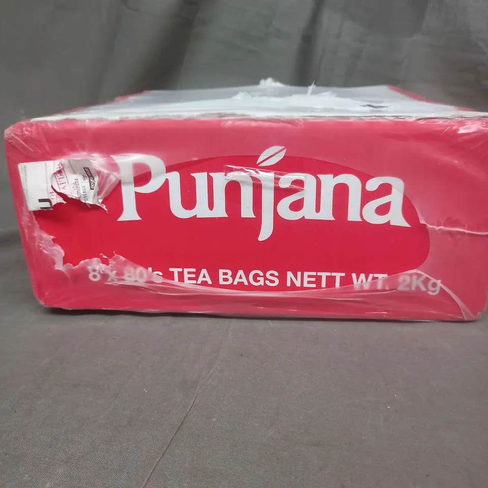 PUNJANA BOX OF 8X80 TEA BAGS