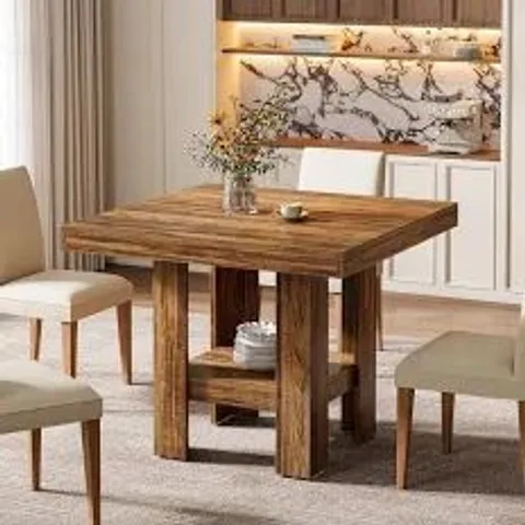BOXED SQUARE 80cm L x 80cm W DINING TABLE (1 BOX)