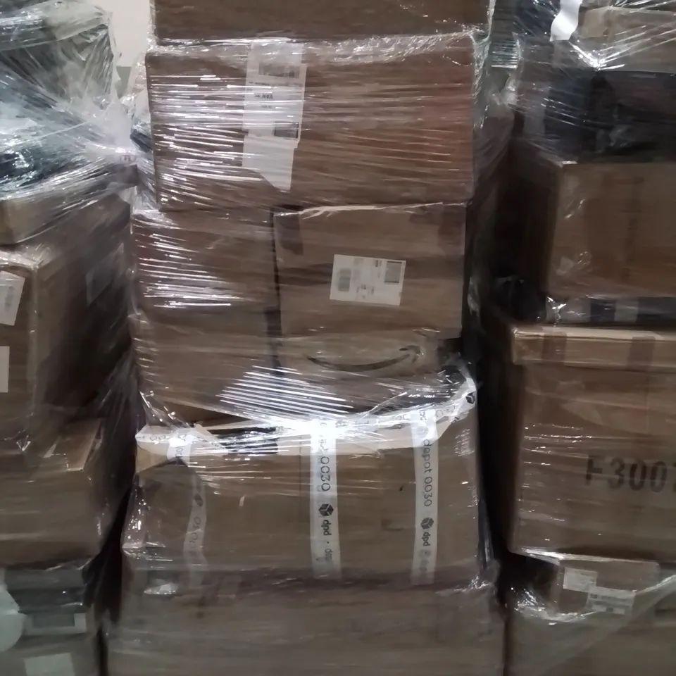 PALLET CONTAINING VARIOUS ASSORTED CUSTOMER RETURNS.