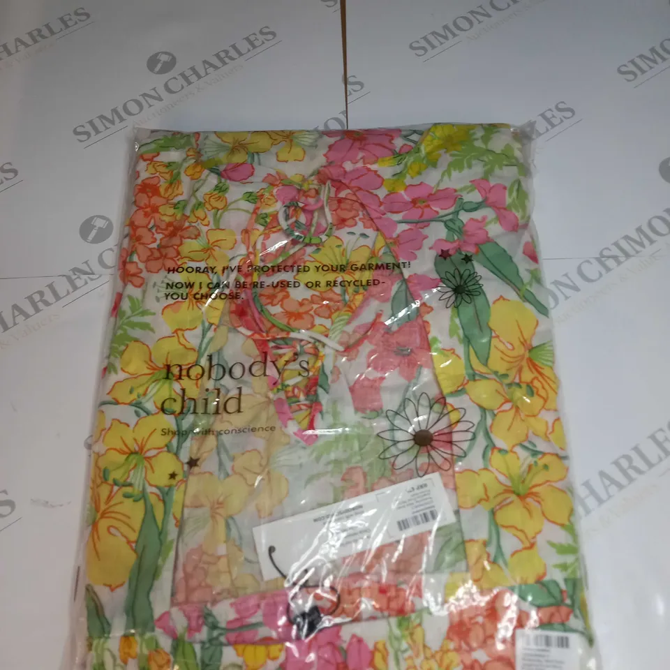 BAGGED NOBODYS CHILD WEDNESDAY MIDI DRESS SIZE 18