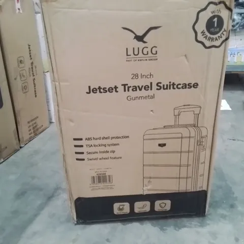 BOXED LUGG - 28INCH JETSET TRAVEL SUITCASE GUNMETAL