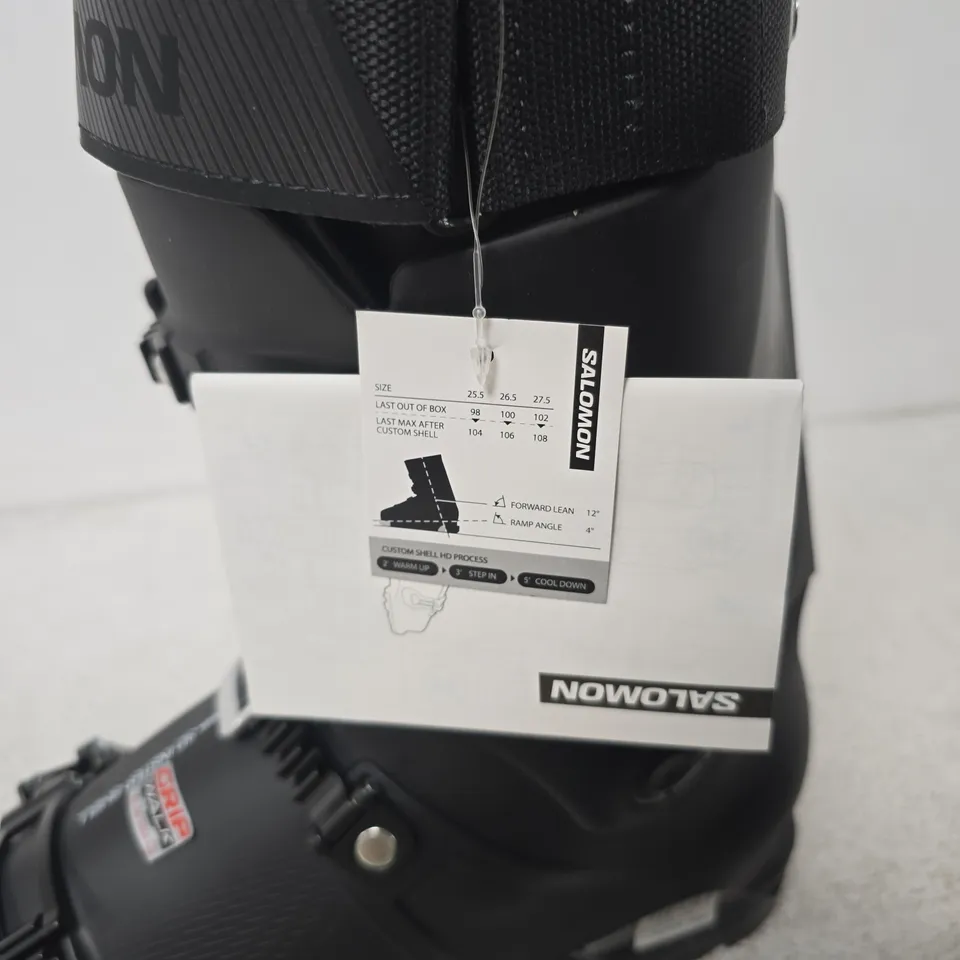 SALOMON SKI BOOTS – BLACK, MEN'S SKI BOOTS 28 28.5
