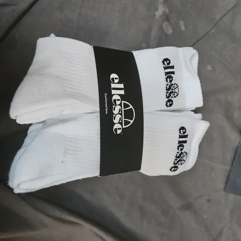 ELLESSE CUSHIONED SOCKS – WHITE