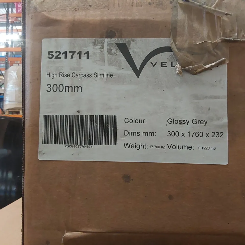 PALLET CONTAINING A LARGE QUANTITY OF BATHROOM FURNITURE PARTS INCLUDING: VELDEAU HIGH RISE CARCASSES 