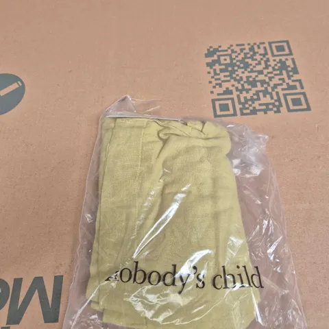 NOBODY'S CHILD KHAKI ' TROUSERS – UK 12 (EU 40, USA 8)