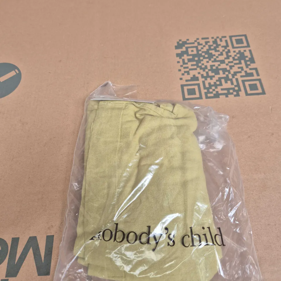 NOBODY'S CHILD KHAKI ' TROUSERS – UK 12 (EU 40, USA 8)