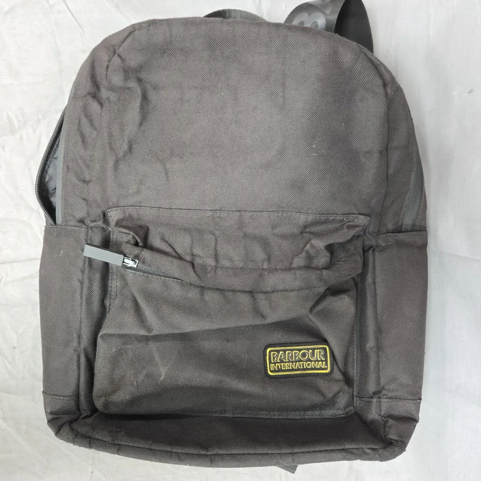 BARBOUR INTERNATIONAL KNOCKHILL ESSENTIAL BACKPACK - BLACK 